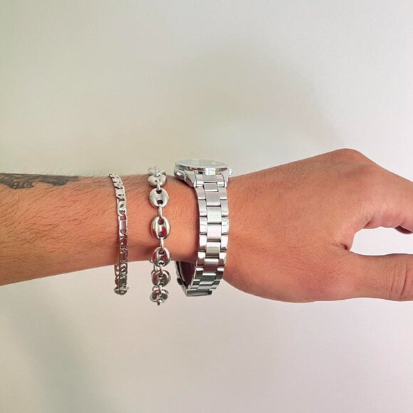 y2k vintage style round stainless steel quartz luxury watch - Picture 8 of 8